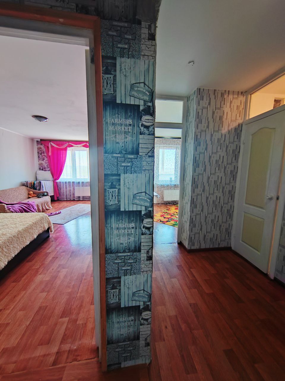 1-к. квартира, 40 м², 2 кровати