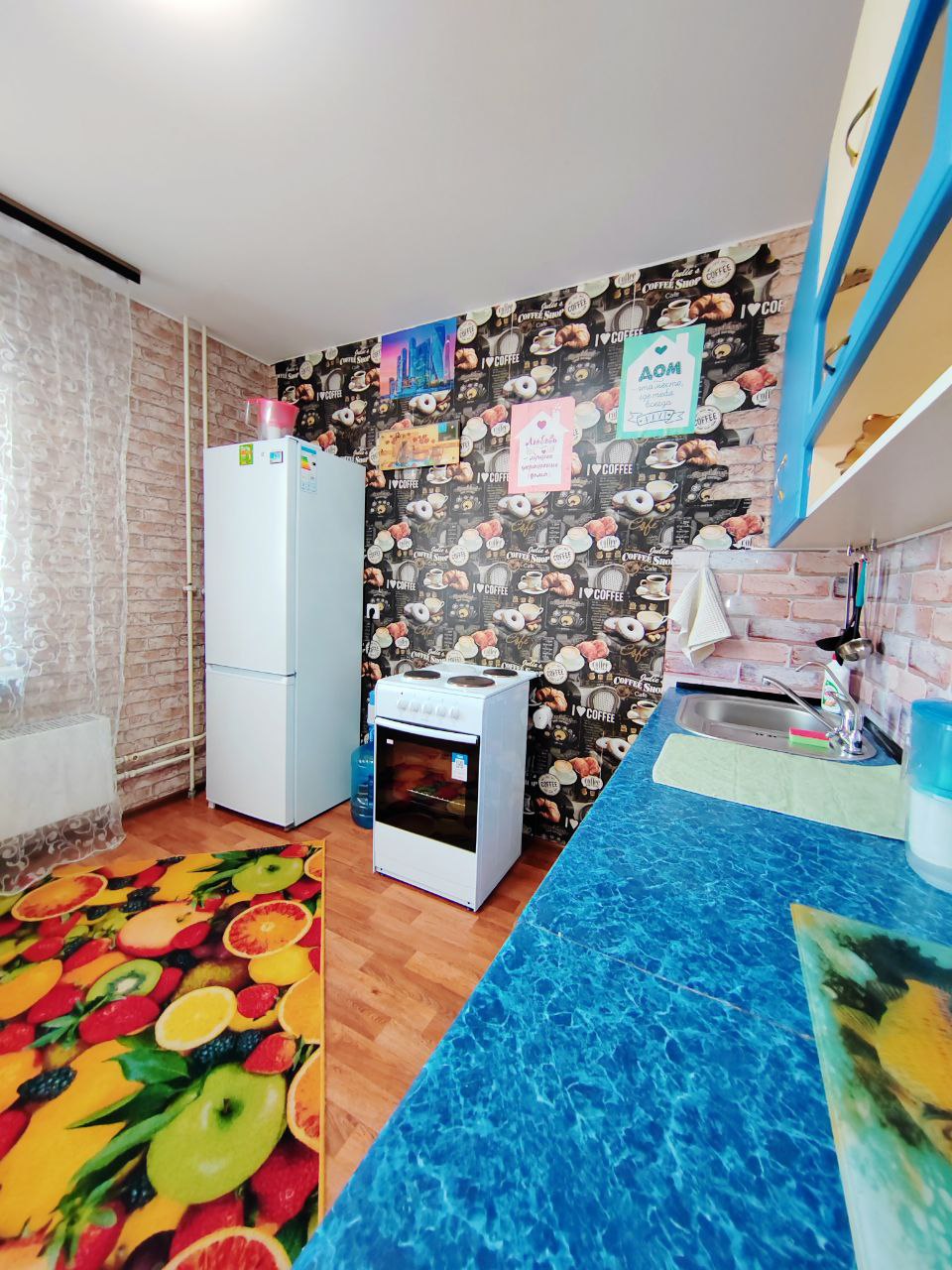 1-к. квартира, 40 м², 2 кровати
