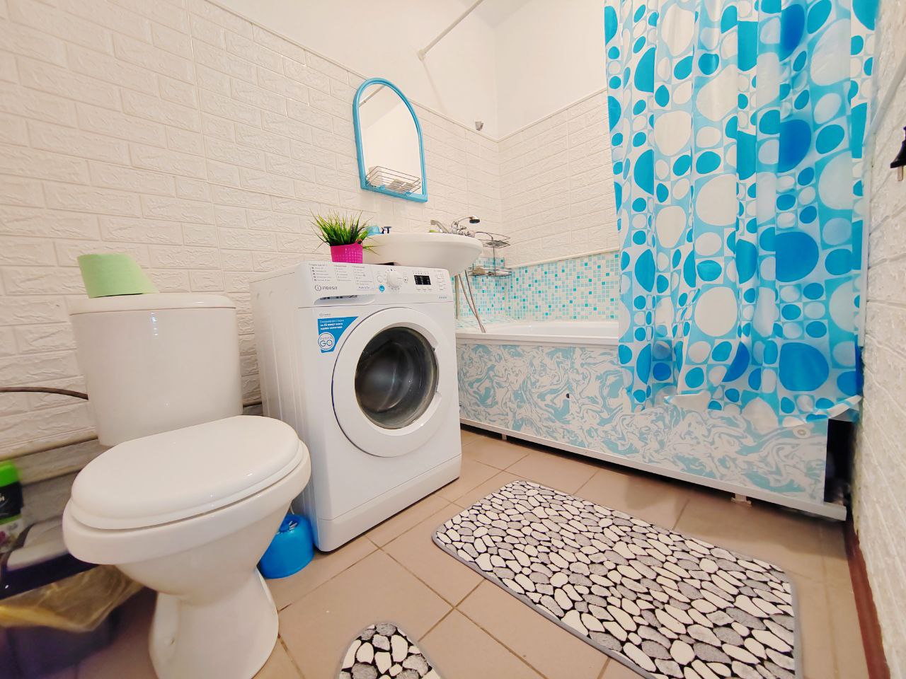 1-к. квартира, 40 м², 2 кровати