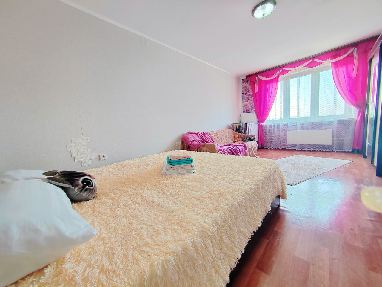 1-к. квартира, 40 м², 2 кровати
