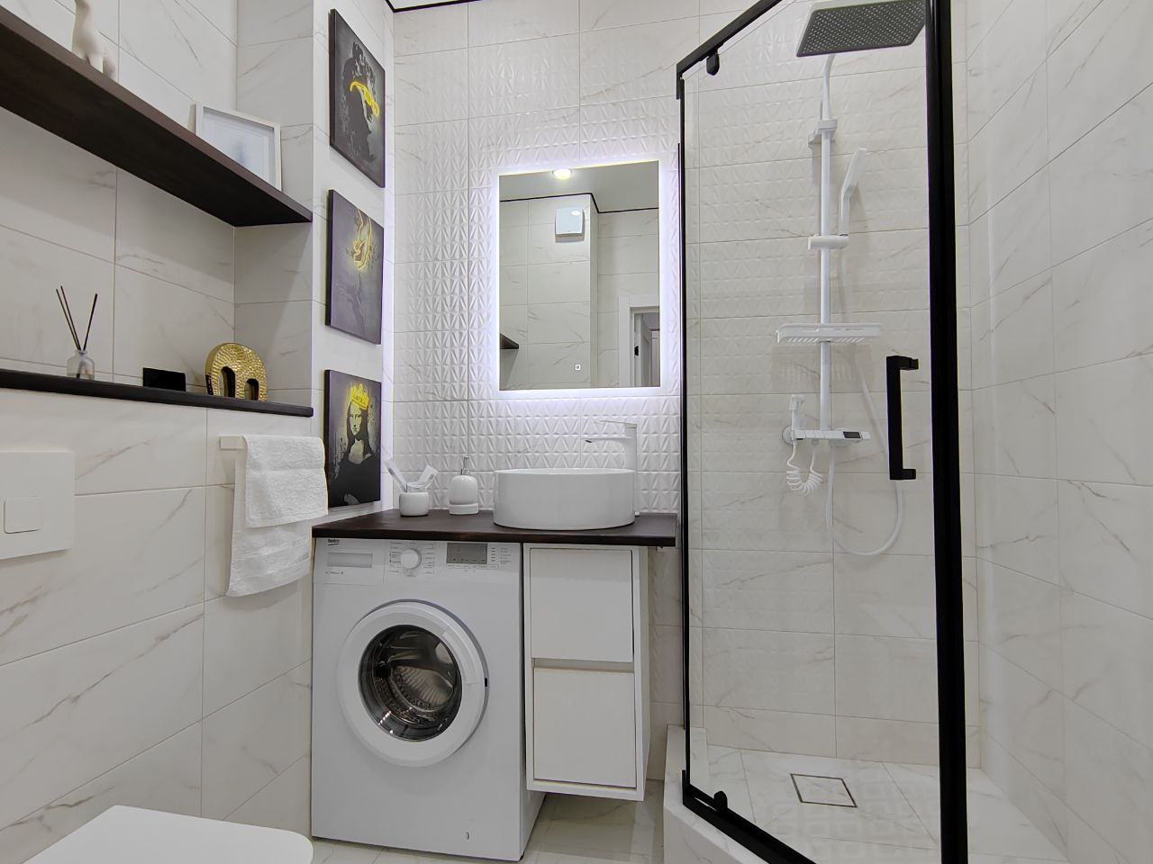 Квартира-студия, 28 м², 2 кровати